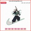 Tokitou Muichirou x Nike embroidery file, featuring iconic designs for machine embroidery, perfect for Nike-themed projects.
