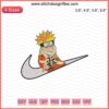 Nike x Naruto Childhood Embroidery Design File, featuring Naruto characters for machine embroidery on Nike apparel.