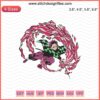 Tanjiro Kamado attack pose embroidery design, Demon Slayer: Kimetsu no Yaiba machine embroidery file, anime stitching pattern.