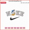 Nike x Donald Duck Embroidery File: Vibrant, high-quality machine embroidery design featuring Donald Duck in Nike style.