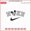 Nike x Mickey Mouse Embroidery Design File, featuring a playful Mickey Mouse and iconic Nike swoosh, perfect for machine embroidery.