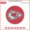 KC Chiefs Embroidery Designs File: Kansas City Chiefs Logo, Machine Embroidery, NFL Team, Digital Download, Sports Design.