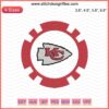Kansas City Chiefs KC Circle Logo Embroidery Designs, Machine Embroidery File, NFL Team Logo Digital Design