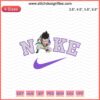 Gotenks x Nike Dragon Ball Embroidery Design, machine file featuring unique Nike-themed Dragon Ball character embroidery.