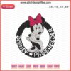 "Minnie Passholder Logo: Disney Mickey Machine Embroidery Designs File - Cute Minnie embroidery pattern for crafting enthusiasts."