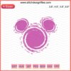 Mickey Mouse Embroidery Design File, Disney Style, Machine Embroidery Design, Downloadable Mickey Embroidery Pattern.