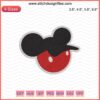 Mickey Hat Embroidery Designs File featuring Disney Mickey machine embroidery pattern, perfect for custom hat embellishments.