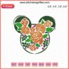 Mickey Head Flower Embroidery Designs, Disney Machine Embroidery File, Cute Floral Pattern, Digital Download.