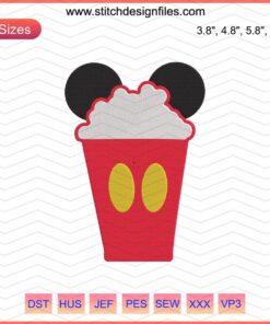Black Panther Mickey Head Embroidery Designs, Disney-Inspired Embroidery Patterns for Machine, Digital File