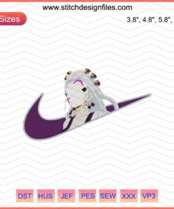 Nike x Daki Machine Embroidery Designs File featuring intricate Nike logo patterns, digital embroidery templates, exclusive Daki motifs.