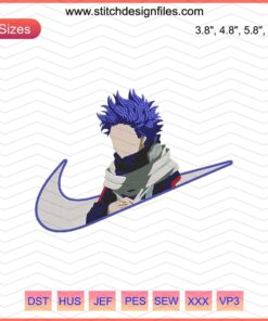 Nike x Hitoshi Shinso Embroidery Design File, featuring intricate, modern Nike logo designs for machine embroidery.
