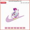 Hisoka-inspired embroidery design featuring Nike swoosh; digital embroidery file, suitable for machine stitching.