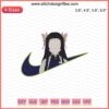 Nike x Kanao Tsuyuri Embroidery Designs File featuring exclusive Nike swoosh and floral patterns for machine embroidery.