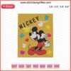 Disney Mickey Heart Embroidery Designs File - Mickey Machine Embroidery Patterns Digital Poster