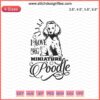 Miniature Poodle embroidery design file, love-themed dog machine embroidery, long format for crafting, sewing projects.