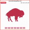 Buffalo Bills Embroidery Design File: Detailed Buffalo with Team Colors, Instant Download for Machine Embroidery, Sports-Lovers Craft