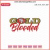 San Francisco 49ers Gold Blooded Machine Embroidery Designs featuring iconic team logos and motifs.