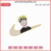 Nike Naruto Face Child Embroidery Design File, Custom Nike Naruto Machine Embroidery Pattern, Anime-Themed Embroidery Art