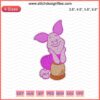 Cute Piglet & Winnie The Pooh Embroidery Design, Machine Embroidery File, Character Art, DIY Embroidery Pattern