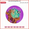 Tigger playing soccer embroidery design with Winnie The Pooh characters, playful machine embroidery file for kids' projects.