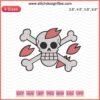 Trafalgar Law Embroidery Design, One Piece Logo, Machine Embroidery File, Anime-Inspired Stitch Pattern