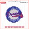 Atlanta Braves Embroidery Design File: Machine Stitch Patterns for Braves Baseball Club Logo, Sports Team Embroidery Templates