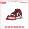 Nike Air Jordan embroidery design file featuring drip motif, perfect for machine embroidery projects and fashion customization.
