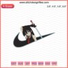 Nike x Akame Embroidery File: Akame Ga Kill-inspired machine embroidery design featuring iconic anime motifs.