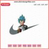 Vegeta Super Saiyan Blue Nike Dragon Ball Embroidery Design File, Machine Embroidery for Sneaker Customization