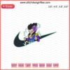 Nike x Vegeta Super Saiyan Embroidery: Purple Dragon Ball Design File for Machine Embroidery featuring Vegeta's Energetic Style.