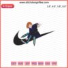 "Nike x Nobara Kugisaki Embroidery Design - Jujutsu Kaisen Nike Machine Pattern File, Trendy Anime Shoe Art Embroidery"