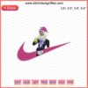 Nike x Emonzaemon Soda Embroidery File, Katanagatari Design: Intricate machine embroidery of iconic Nike and Katanagatari motifs.