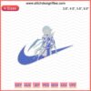 Yuuki Asuna embroidery design, Sword Art Online motifs for Nike gear, digital files for machine embroidery enthusiasts.