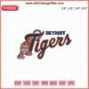 "Detroit Tigers Tiger Letter Embroidery File: Machine Embroidery Designs featuring iconic tiger motif and text."