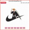 Ichigo Kurosaki Nike Embroidery Design, Bleach Nike Machine Embroidery File featuring detailed anime character stitching pattern.