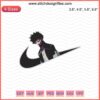 Nike Dabi My Hero Academia Machine Embroidery Design File: Vibrant cartoon-inspired Nike embroidery featuring Dabi character.