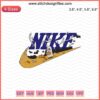 Nike Halloween Land Embroidery Designs: Stylish machine embroidery files featuring spooky, festive Nike-themed patterns.