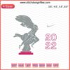 Nike Angel Embroidery Designs File, Nike Logo with Angel Wings, Trendy Machine Embroidery Patterns