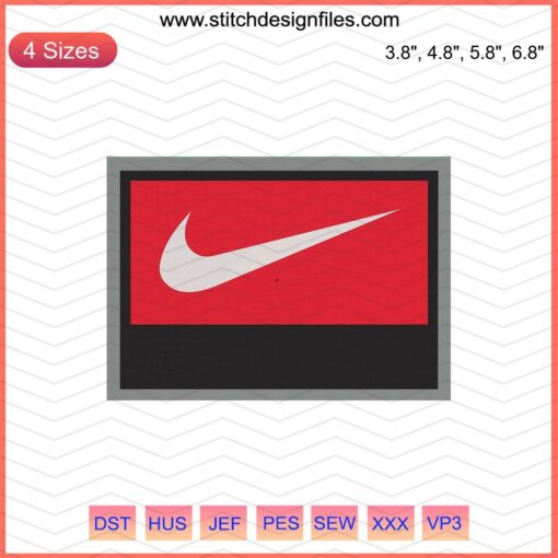 Nike Team Embroidery Designs File: Precision-crafted Nike machine embroidery patterns for high-quality apparel customization.