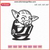 Baby Yoda Funny Embroidery Designs File: Adorable Baby Yoda Machine Embroidery for Creative Projects