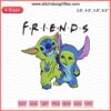 Baby Yoda and Stitch Friends Embroidery Designs File, Machine Embroidery, Star Wars, Disney, Cute Character Patterns
