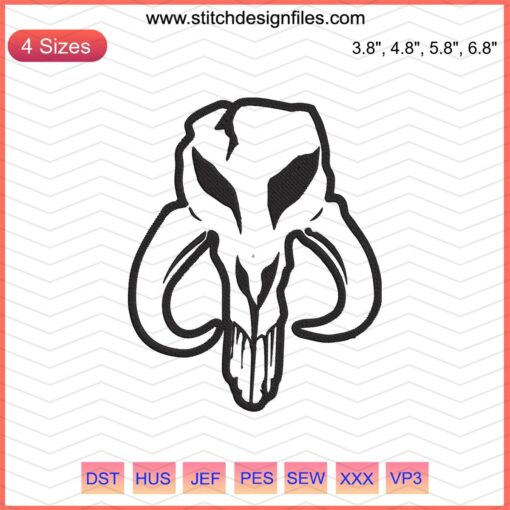 The Mandalorian This is The Way Outline & Baby Yoda Machine Embroidery Designs File, Star Wars Embroidery Patterns.