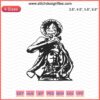 Monkey D.Luffy Embroidery File: One Piece Machine Embroidery Design featuring anime character Luffy for stitching projects.