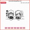 Naruto and Gaara Embroidery Designs File: Machine embroidery of Naruto characters, perfect for crafting and DIY enthusiasts.