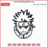 Naruto Head Embroidery Designs File, Naruto Machine Embroidery Designs 2 Naruto Head Machine Embroidery Design File, Anime Stitch Pattern Download, DIY Craft Embroidery Template