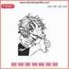 Tomura Shigaraki Head Embroidery Design, My Hero Academia Machine Embroidery File, Anime Craft Pattern.