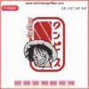 Luffy Laugh with One Piece Logo Embroidery Designs File, One Piece Machine Embroidery Patterns for Sewing Machines.