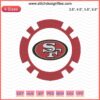San Francisco 49ers Logo Embroidery File, SF 49Ers Gear Design for Machine Embroidery, NFL Team Digital Embroidery Pattern