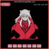 "InuYasha embroidery file: detailed machine embroidery designs featuring InuYasha character motifs for creative projects."
