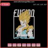 Gogeta Dragon Ball Machine Embroidery Designs File featuring intricate embroidery patterns for sewing enthusiasts.